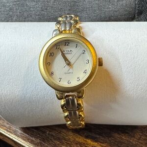 Timex Gold and Silver Acqua Indiglo Watch